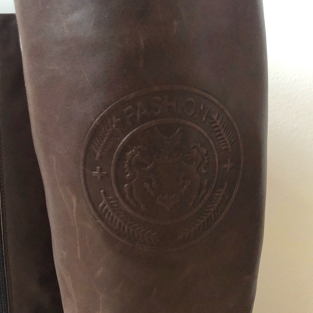Brown Leather Riding Boots - Picture 6 of 16